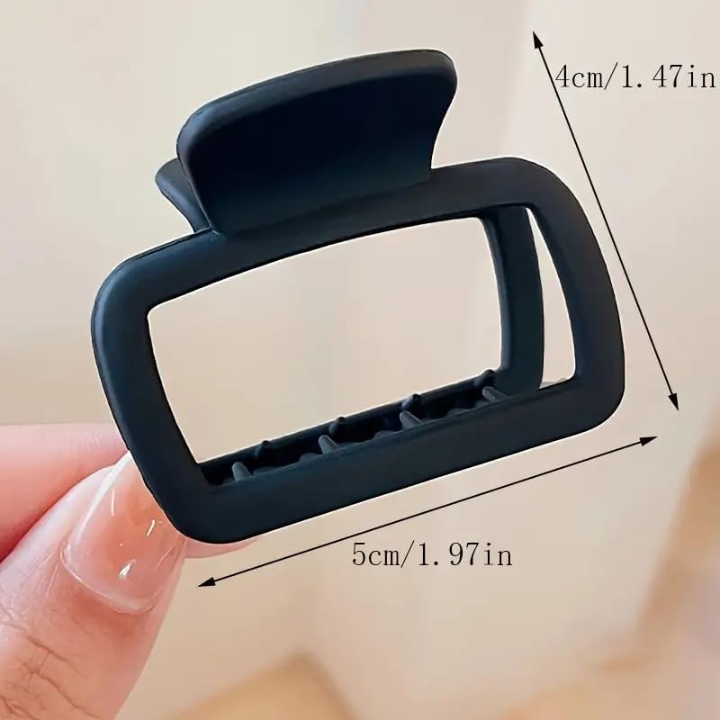 Matte Square Hair Claw Clip 1 Pcs - DIOEX