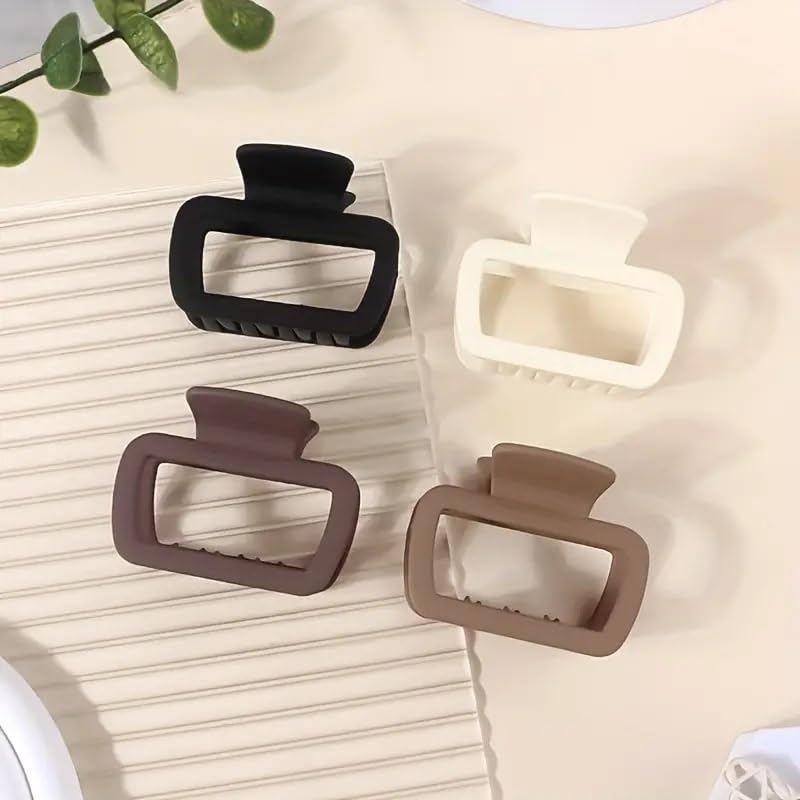 Matte Square Hair Claw Clip 1 Pcs - DIOEX