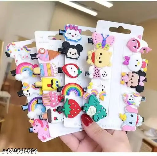 30 HAIR CLIPS FOR GIRLS/KIDS Multicolor color Plastic Ideal for Women / Girls