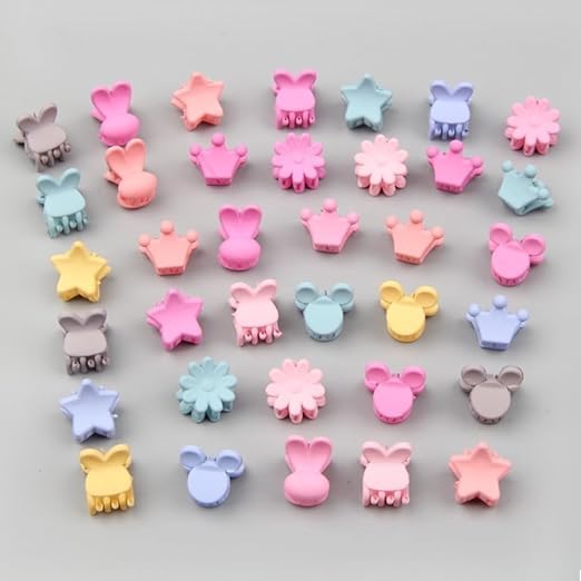 small mini baby hair claws pack of 50 - DIOEX